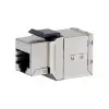Shielded Cat6 Keystone Inline Coupler 8 vnt. rinkinys, EQUIP — Plokščia konstrukcija, RJ-45, 17×35.5×24.4 mm, sidabrinė