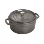Staub 40509-312-0 puodas 5,25 L Apvalus Graphite, Pilka