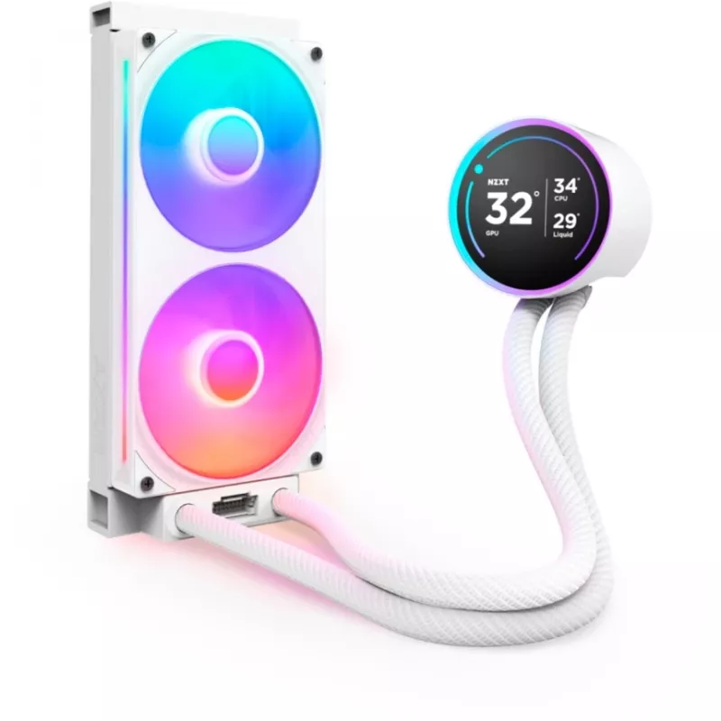 Nzxt RL-KR24E-W2 skystas aušinimo rinkinys baltas