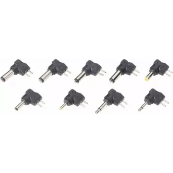 Adapterių rinkinys Voltcraft 9ZC7 – 9 vnt.: 2 lizdo adapteriai ir 7 žemos įtampos adapteriai