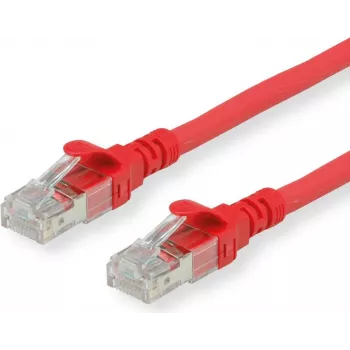 Roline Patch-Cable RJ-45 (M) į RJ-45 (M) - 2 m - SFTP, PiMF - CAT 6 - Be halogenų, Lieta, Suvyta - Raudona