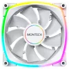 Montech RX140 PWM 140 mm ARGB korpuso ventiliatorius - Baltas