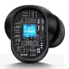 Belaidės ausinės TWS USAMS BH serija BHUBH03, Bluetooth 5.1, raudonos – į ausį, su įkrovimo dėklu