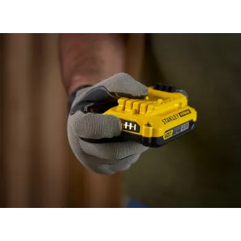 STANLEY SFMCD700D2A-QW 20V gręžtuvas-suktuvas