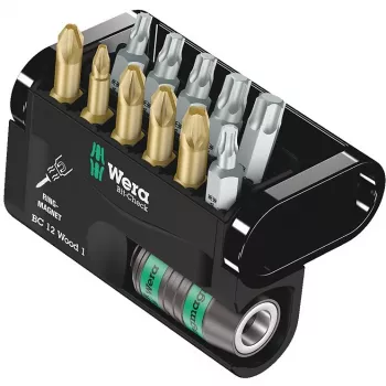 Wera Bit-Check 12 atsuktuvų antgalių rinkinys – 12 vnt. Phillips, Pozidriv, Torx