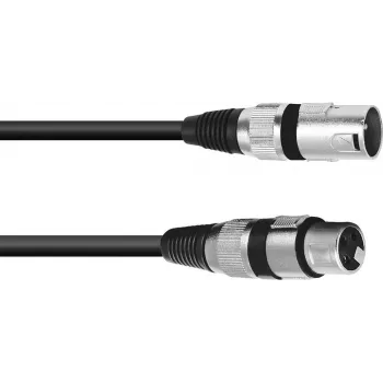 Audio kabelis XLR 3 kontaktų Omnitronic 3022057N 15 m Juodas