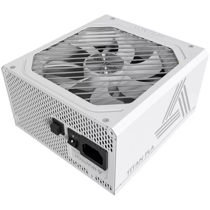Montech Titan PLA 850W - 80 PLUS ir Cybenetics Platinum, modulinis, PCIe 5.1 - 850 vatų