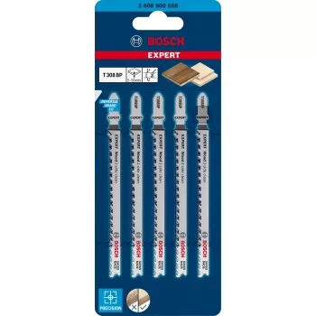 Bosch 2 608 900 558 pjūklo geležtė dėlionėms, HCS plienas, 5 vnt.