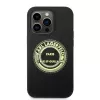 Karl Lagerfeld minkštas silikoninis dėklas RSG juodas, skirtas Apple iPhone 14 Pro KLHCP14LSRSGRCK