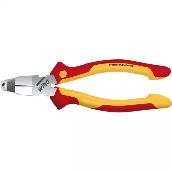 Wiha 38552 TriCut Professional electric Z 14 1 06 montuotojo replės / laidų nuogalinimo replės, 170 mm, raudonos/geltonos