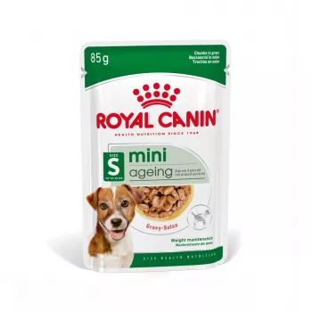 Šlapias šunų ėdalas Royal Canin Mini Ageing 12+ Adult 85 g – mažų veislių, paukštiena, senjorams