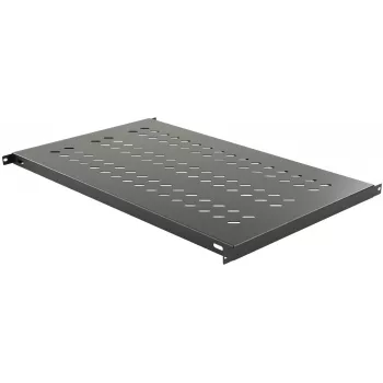 LOGON RAS110BL fiksuota stelažo lentyna 19 colių, juoda, 50 kg