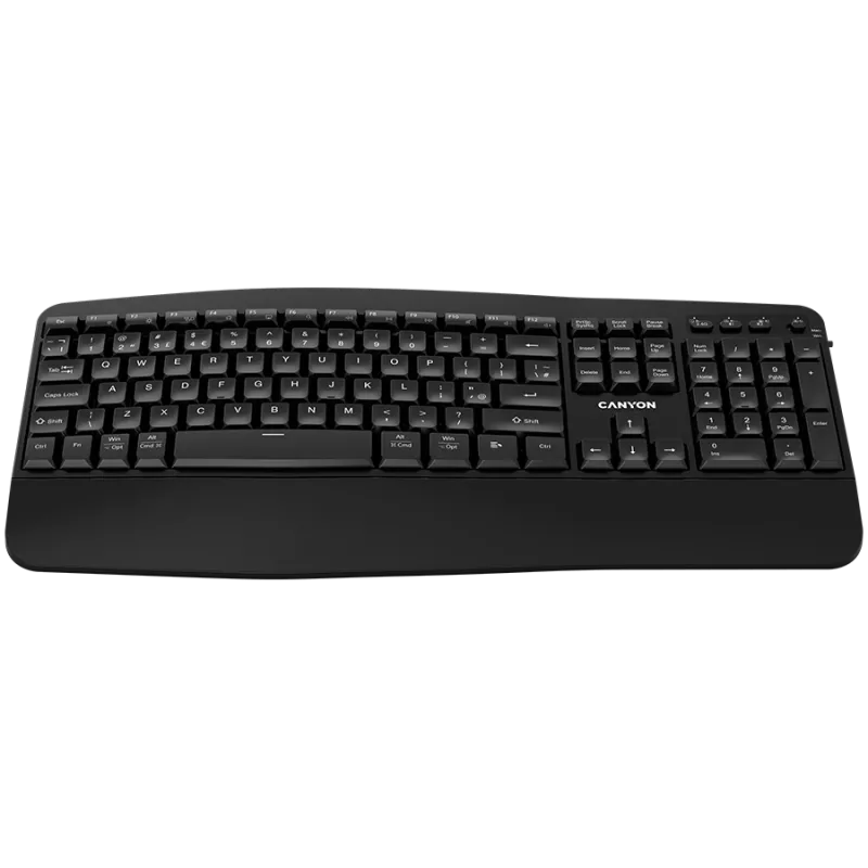 CANYON belaidė klaviatūra HKB-W6 Wireless Black