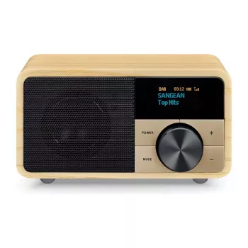 Stalinis radijo imtuvas Sangean DDR-7 Natural Wood FM AM Bluetooth