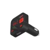 SAVIO FM siųstuvas, Bluetooth 5.3, QC 3.0 įkroviklis, LED ekranas, Bass Boost, TR-15, juodas