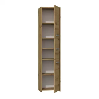Topeshop S43 ARTISAN vonios spintelė su lentynomis Ąžuolas