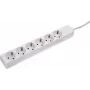 AS Schwabe 11611 elektros skirstytuvas be jungiklio, baltas, su apsauginiu kontaktu