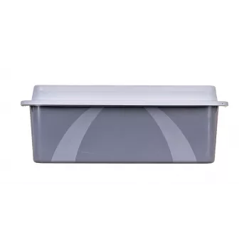 Katės tualetas DIAMENTIQ Bonita pilkas plastikinis 571×392×209 mm, 1 kg
