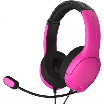 PDP PS5 & PC NEBULA ULTRA VIOLET AIRLITE LAIDINĖS AUSINĖS, Laidinės, Žaidimams, Juoda, Violetinė