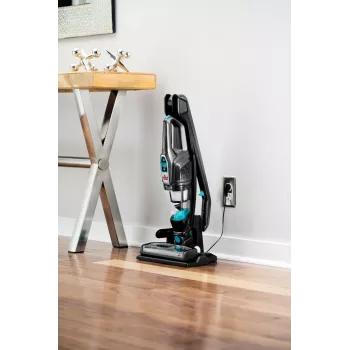 Bissell MultiReach Essential 2-in-1 lazdelinis siurblys šlapiai valymui, akumuliatorinis, be maišelio, 0,45 l, 100 W, juoda, titano