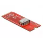 M.2 Key M į 1 x OCuLink SFF-8612 keitiklis DeLOCK 64106