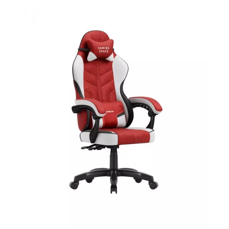 Gaming kėdė Huzaro Force 2.7 Red – lenktyninio stiliaus ergonomiška sėdynė su reguliuojamomis porankiais, pakreipimu ir aukščio reguliavimu