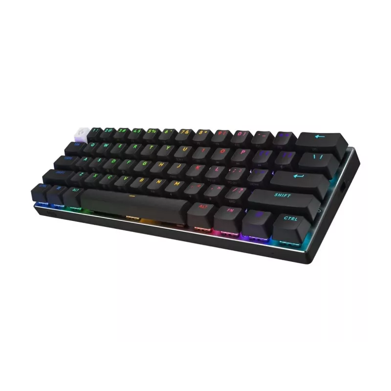 Klaviatūra Logitech G PRO X 60 žaidimams USB RF Wireless Bluetooth QWERTY US International balta
