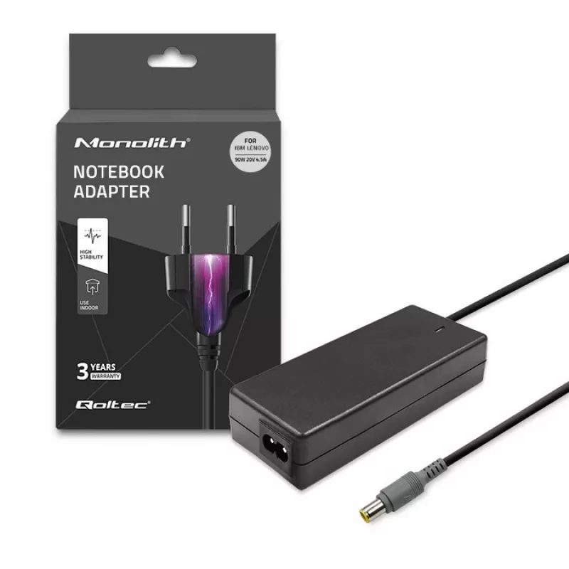 Qoltec 50093 maitinimo adapteris/inverteris 90 W Juodas