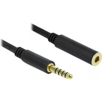 Garso kabelis DeLOCK 85798 3 m 4,4 mm Juodas