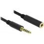 Garso kabelis DeLOCK 85798 3 m 4,4 mm Juodas