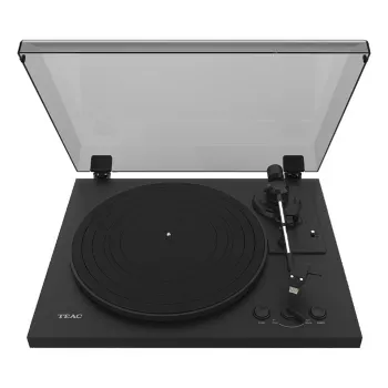 Pavarų diržu varomas vinilo grotuvas TEAC TN-175-B Juodas