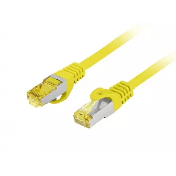 Tinklo laidas Lanberg PCF6A-10CU-0025-Y RJ-45 Cat6a 0,25 m Geltonas