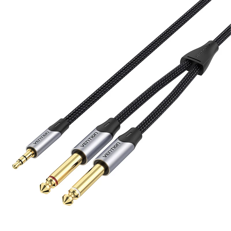 Audio kabelis Vention BARHK 3,5 mm lizdas į 2× 6,35 mm kištukus, 8 m