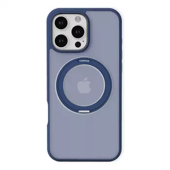 Apsauginis dėklas Torras Ostand Pro, mėlynas, iPhone 16 Pro