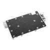 Alphacool 10261 galinė plokštė aliuminis chromas varis juoda 95,7 mm