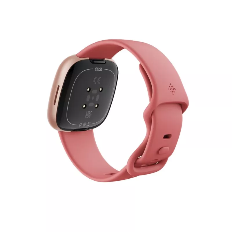 Išmanusis laikrodis Fitbit Versa 4 skaitmeninis liečiamas ekranas rožinis