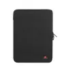 RIVACASE Antishock 5221 MacBook 13 dėklas, vertikalus, juodas, dvigubi užtrauktukai