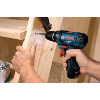 Pistolinė rankena gręžtuvas Bosch GSR 10,8-2-LI Professional 950g juoda, mėlyna
