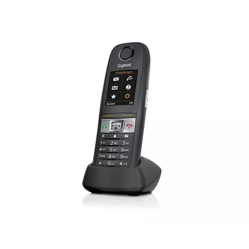 Gigaset E630HX belaidis DECT telefono ragelis su skambučio ID, juodos spalvos