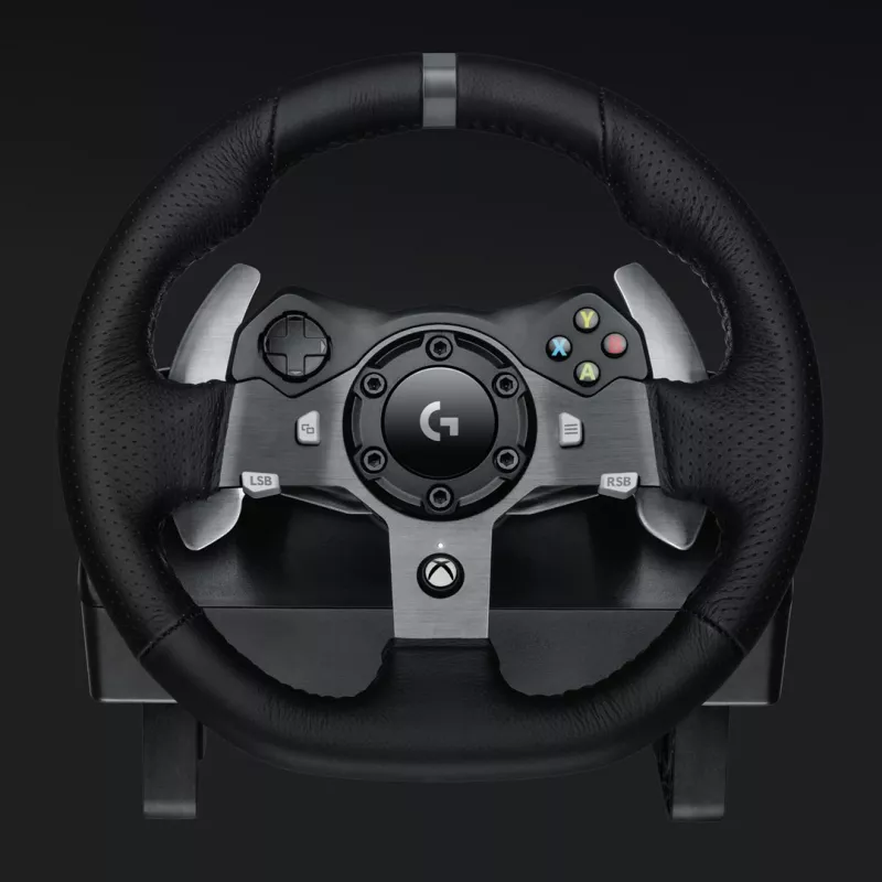 Logitech G920 Driving Force lenktynių vairas, skirtas Xbox One ir PC (941-000124)