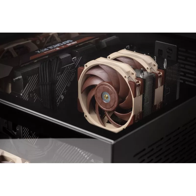 Ventiliatorius Noctua NF-A12X25R PWM 12 cm smėlio rudos spalvos 2000 RPM 102,1 m³/h
