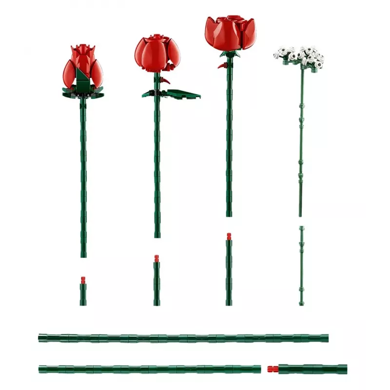 LEGO Icons Gėlių puokštė – Rožės 10328