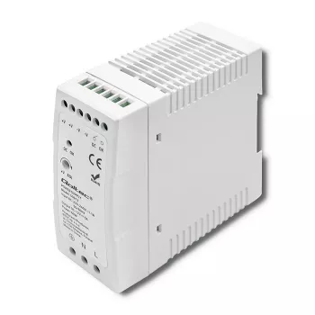 Qoltec maitinimo šaltinis bėgiui DIN | 60W | 12V | 5A | Baltas | Plonas