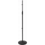Mikrofono stovas Omnitronic reguliuojamas 85–157 cm, trikojis pagrindas, modelis 6000580P