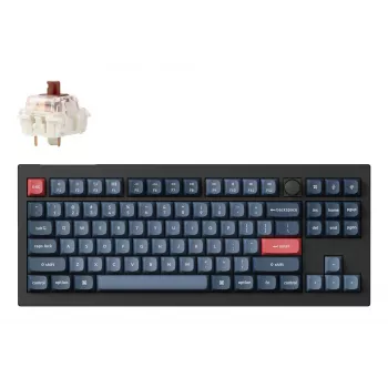 Belaidė klaviatūra Keychron V3 Max RGB/CARBON Black V3M-D3