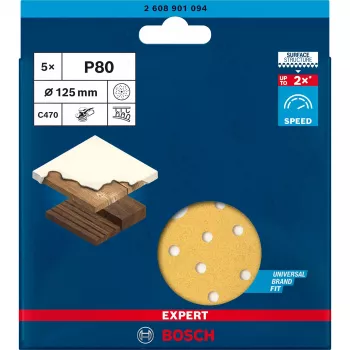 Bosch 2 608 901 094 šlifavimo popieriaus lapelis medienai