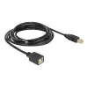USB laidas DeLOCK USB2.0-B 2m USB B juodas