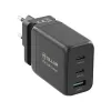 Sieninis įkroviklis Tellur TLL151451 65W, 3 prievadai (2x USB-C, 1x USB-A)