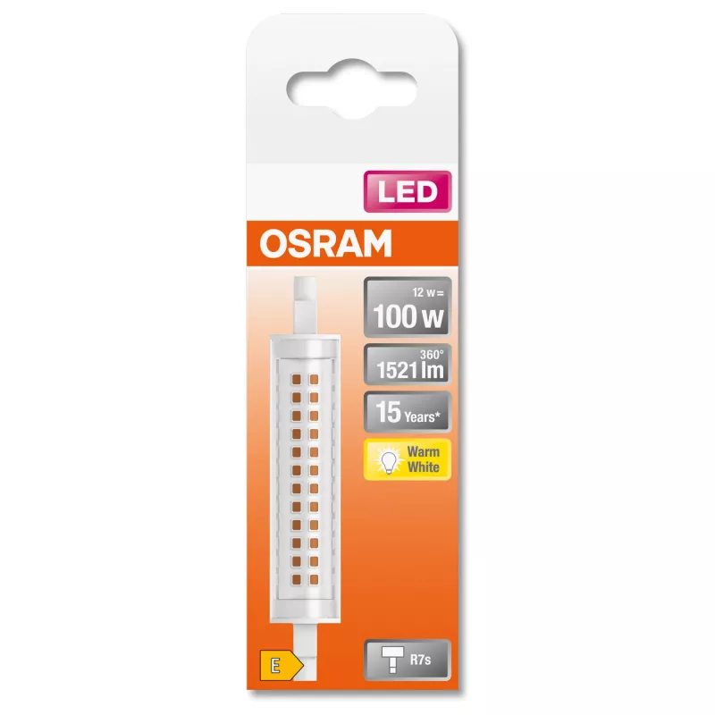 LEDvance Osram SLIM LINE LED lemputė 12 W R7s 1521 lm 2700 K