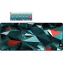 Žaidimų klaviatūra Sharkoon SKILLER SGK50 S3 Design Bundle D1 pilkai žalia raudona – laidinė, kompaktiškas išdėstymas